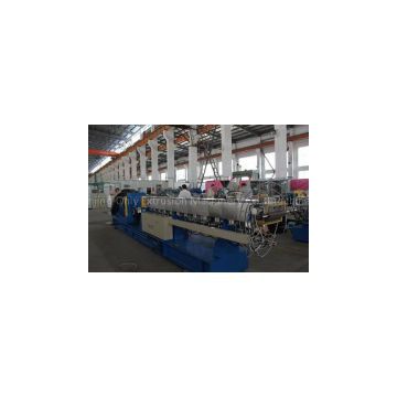 China twin screw extruder recycle plastic granules making machine price