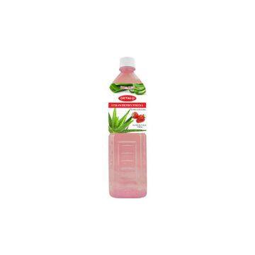 OKYALO Wholesale 500ml Aloe vera juice drink with Strawberry flavor