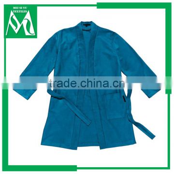 promotion microfibre pipping bath robe fabric