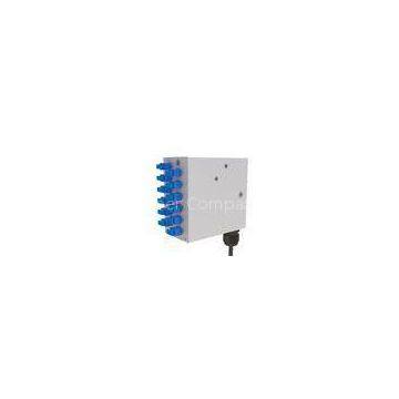 IP20 Din Rail box loaded 2 x SCA , Fiber Termination Box Simplex Single Mode