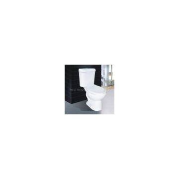 Siphonic Two Piece Toilet Bowl S-trap ZZ-O7001