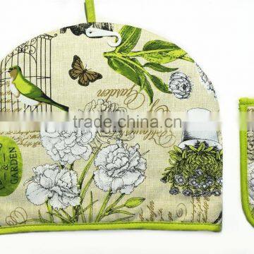 cotton twill tea cosy beautiful heat preservation tea pot cover