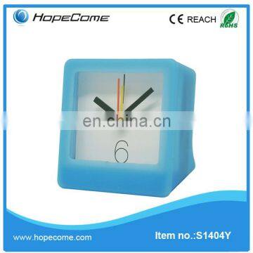 (S1404Y) silicone Small Alarm Clock For Gift