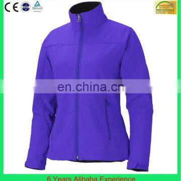 Ladies custom design Softshell jackets in purple for outdoor sports clothing(6 Years  Experience)