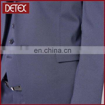 Wedding Blue New Design 3 Piece Coat Pant Men Suit photo-3