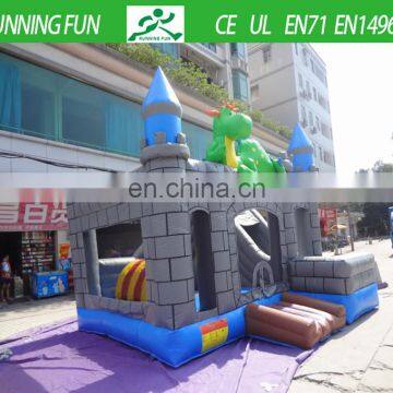 2015 inflatable dinosaur bouncy castle/inflatable toy castle