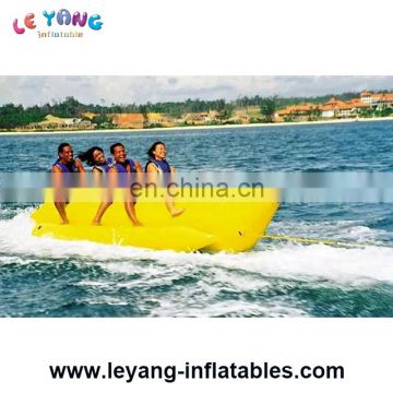 Giant Shark Heavy Commercial PVC Inflatable banana boat For Water Sports