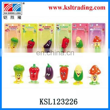 kids plastic toy wind up vegetable for children