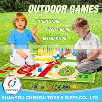 Children educational toy outdoor giant chess set big size ludo game