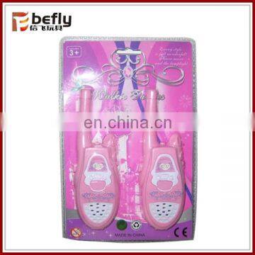 Pink Electric toy walkie talkie for sale