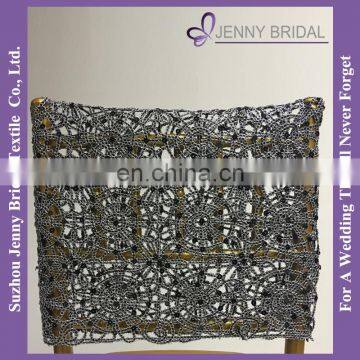 C449C Black Restaurant Chair Covers for Sale Chair Head Covers photo-2