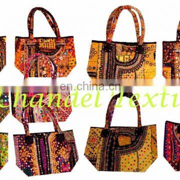 Indian Banjara Bag Vintage Hobo Sling Tote Ethnic Tribal Gypsy Hand embroidered Vintage shoulder bag purse tote wholesale