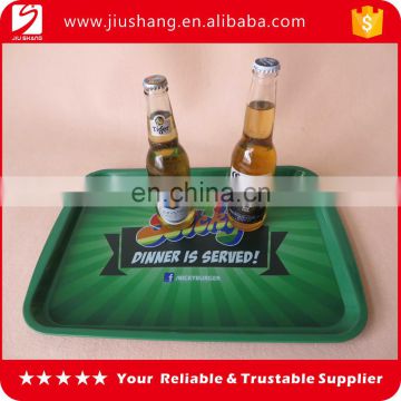 Rectangle plastic bar serving tray with custom logo