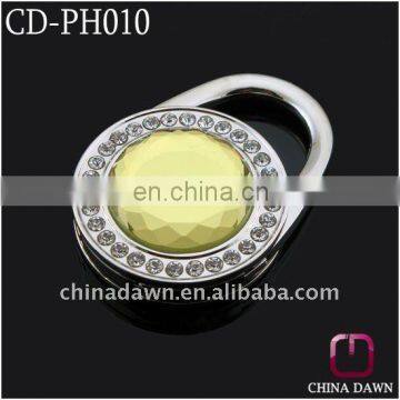 Fashion gift tas haak with yellow crystal CD-PH010