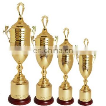 metal gold trophy cups large customized wholesale for great honors