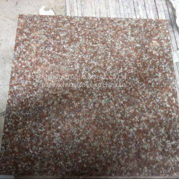 G687 Peach Red Granite Stone Flooring Walling Tiles Polished Granite Countertop Kitchen Top Vanity Top Slabs