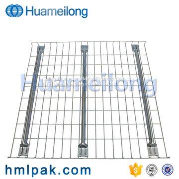 Heavy duty industrial welded steel wire mesh decking panels for pallet racking