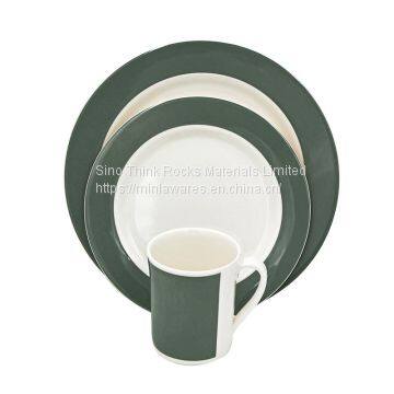 Factory Direct Price Tableware Korean Dinnerware Set Blue Melamine Dinner Party Sets photo-2