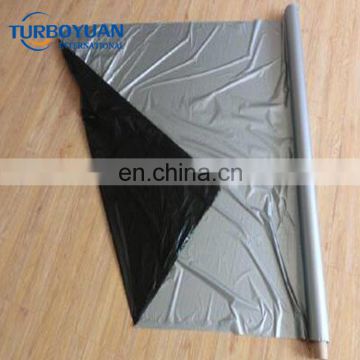 pe black/silver/white color mulch film plastic film roll for agriculture