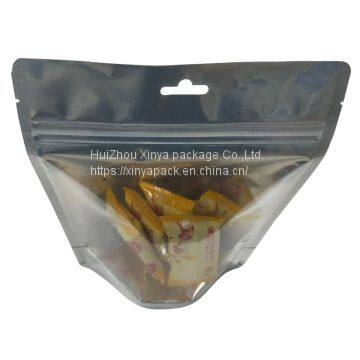 Quality and Quantity Assured Resealable Price Large Aluminum Foil Stand up Pouch Bag With One Side Transparent photo-5