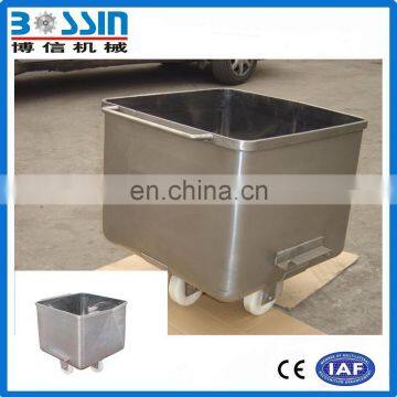 Widely application hot sale food skip car meat trolley