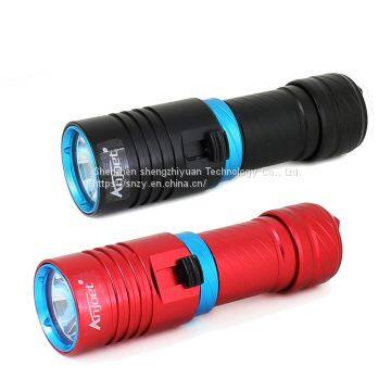 Diving Flashlights XM-L2 LED 100 meter Waterproof Portable Dive Torch Light Scuba for 18650 or 26650 Batteries
