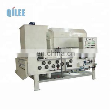 Belt filter press sludge dewatering machine in water treatment