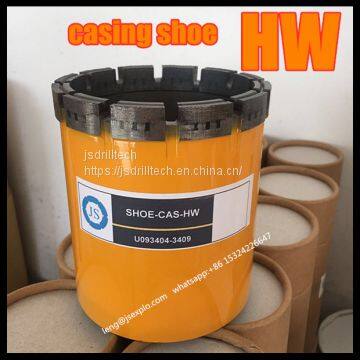 HW casing shoe bit, impregnated diamond core drill bits, exploration drilling, rock coring, geotechnical drilling bits