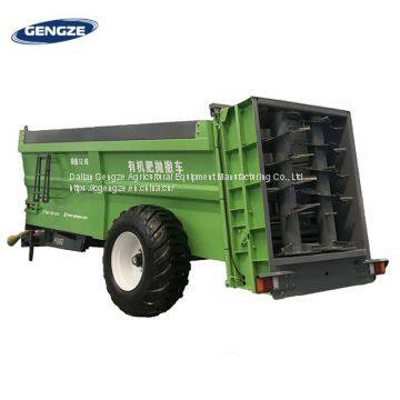 Cow Livestock Waste Dung Organic Fertilizer Feces Spreader Manure Muck Throwing Machine photo-2