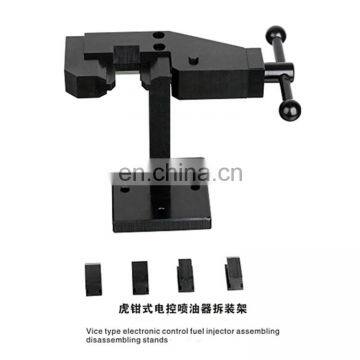 Vice type electronic control fuel injector assembling disassembling stands