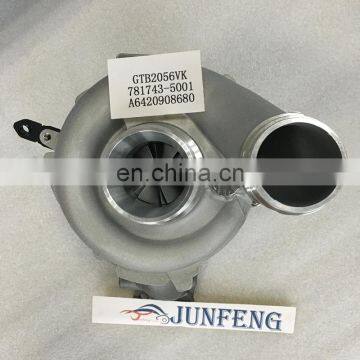 GTB2056VK Turbo 781743-5003S A6420908680 781743-5001S Turbocharger for Mercedes E-Class 300 CDI (W212) with OM642 Euro-5 Engine