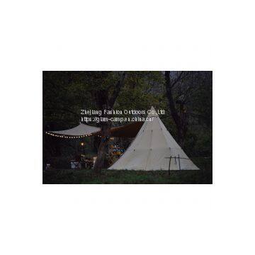 3m Canvas Teepee Tent Canvas Bell Tent Cotton Canvas Tent Supplier Canvas Camping Tents photo-3