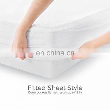 Hospital Bed Protector Fully Enclosed Mattress Covers With Zipped Closure