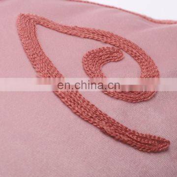 Latest Design Cute Digital Print Crewel Face Embroidery Cushion Covers photo-5