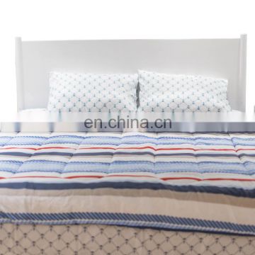 100%cotton striped printed home hotel washed bedding sets