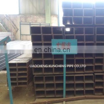 SS400 hot dip galvanized ERW square steel tube rectangular tube