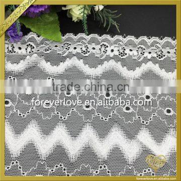 2016 Fancy Crochet Elastic French Lace Fabric for Underwear FLL-046 photo-3