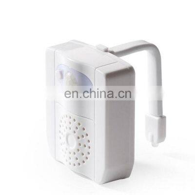 Motion Activated 16-Color Changing Battery Operated Waterproof UV sterilization led toilet night light motion sensor