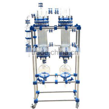 10L borosilicate 3.3 glass pyrex glass Glass Falling Film Evaporator