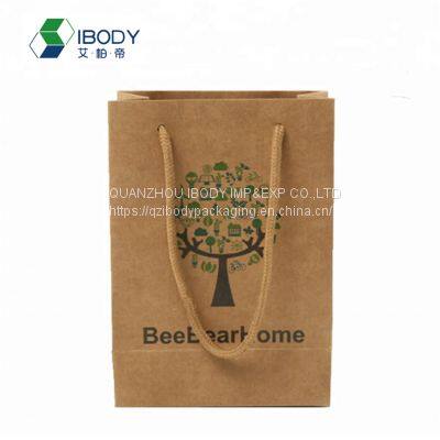 Manufacture Direct Cheap Customized logo Stock Gift white Paper Carry Bags With Handles for Shopping