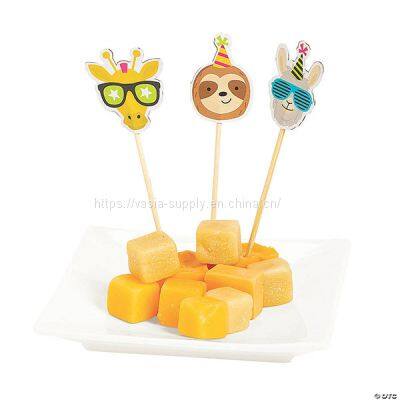 Party Decorative Animal Picks for Cupcake Toppers Kid Birthday Party photo-5