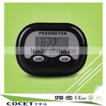 COCET KFJ-03 qualified CE ,ROHS EMC wristband time display digital pedometer with clock