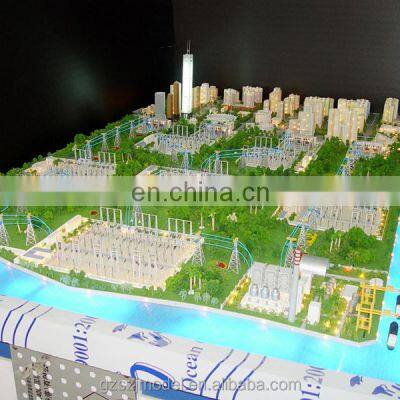 Workshop Miniature Building Model, Industrial Park Architecture House Model,real Estate Developer