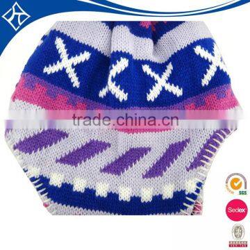 Blank Baby Pompom Bobble Hat With Animal Ear