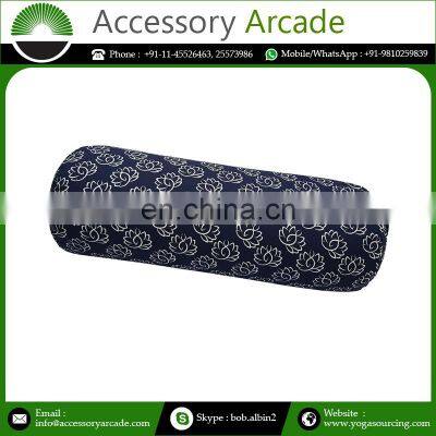 Latest Designed High Quality 100% Cotton Made Yoga Bolster At Wholesale Price With Custom Logo Accepted photo-5
