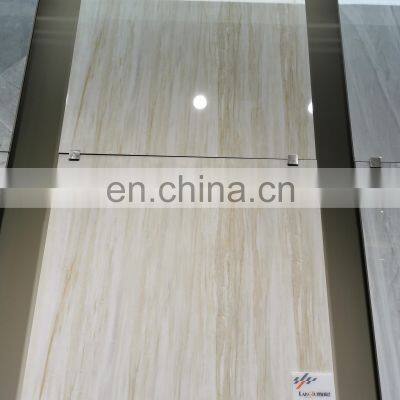 600x600mm Cream Wood Design Nature Style Healthy Wood Polished Porcelain Tile photo-2