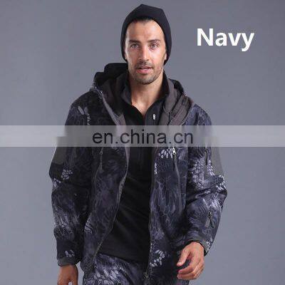 Outdoor Military Uniform Fan Windbreaker Autumn and Winter Plus Velvet Warm TAD Shark Skin Soft Shell j Mountaineering Clothes photo-4