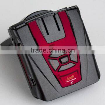 Ambarella A7 2015 New Security Products Full HD 1080P Manual Radar Detector With Car DVR Camera photo-4
