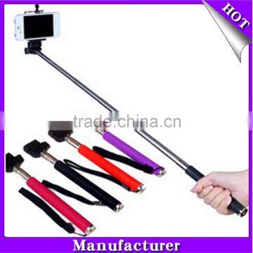 Selfie Stick , Cable Take Pole , Wired Monopod Plus, selfie stick extendable bluetooth monopod