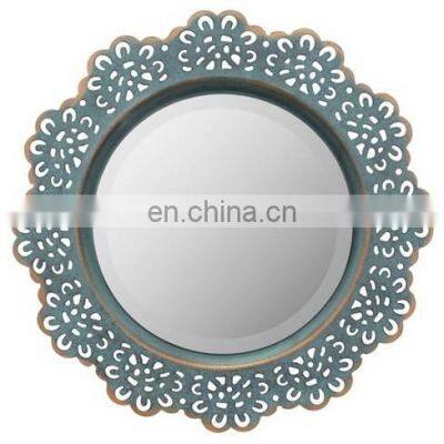 aluminium cast antique wall mirror